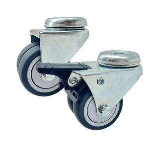 VIMA 2 Zoll drehbare Bürostuhl rollen Neues Design Langlebige Gummi räder Doppel kugellager für Klapptisch OEM Anpassbar - Product Image 1