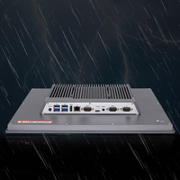 Mesin All-in-one RK3568 / RK3588 CPU Touch Embedded Panel PC yang Terpasang di Dinding untuk Transportasi Kereta Api