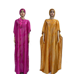 Abaya <span class=keywords><strong>2022</strong></span>, vestido africano <span class=keywords><strong>de</strong></span> Dubái, <span class=keywords><strong>ropa</strong></span> <span class=keywords><strong>de</strong></span> oración musulmana, conjunto <span class=keywords><strong>de</strong></span> 2 piezas para mujer, Abaya Hijab, bata <span class=keywords><strong>de</strong></span> satén con piedras - Product Image 5