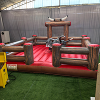 Machine de rodéo gonflable commerciale pour adultes, simulateur de taureau mécanique