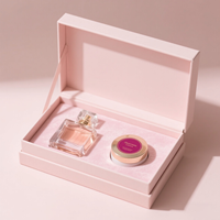 Coffret cadeau de parfum unisexe de marque privée de haute qualité crème lotion pour le corps bleue avec brume de parfum fin pour hommes et femmes