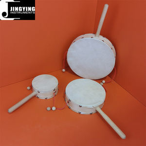Serie de Tambores de Sonajero Jingying Music 2024, Nuevo Diseño al por Mayor, Pandereta de Madera para Bebés, Juguete <span class=keywords><strong>Tradicional</strong></span> Chino Clásico - Product Image 4