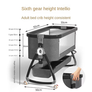 Vente en gros de berceau <span class=keywords><strong>pliable</strong></span> et portable pour enfant berceau pour nouveau-né berceau de voyage pour bébé cour de jeu pour bébé avec porte latérale - Product Image 4