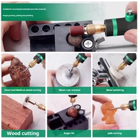 Petite perceuse électrique multifonctionnelle portative, outil rotatif pour la sculpture sur jade et le polissage domestique