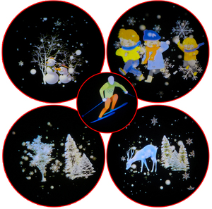 Quảng cáo tùy chỉnh logo gobo không thấm nước đèn ánh sáng làm cho kính lọc ống kính máy chiếu gobo - Product Image 5