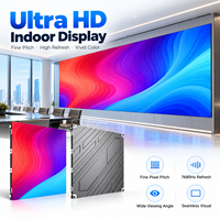 Écran LED d'intérieur TOOSEN P1.25 P1.86 P2.5 FCC, mur vidéo ultra-fin 7680Hz, service frontal, pour affichage numérique professionnel en magasin