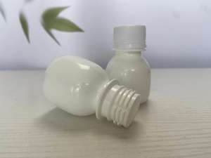 MAYSURE Bouteille d'eau légère Boston ronde vide transparente en plastique de 60ml 2oz avec bouchon inviolable - Product Image 2