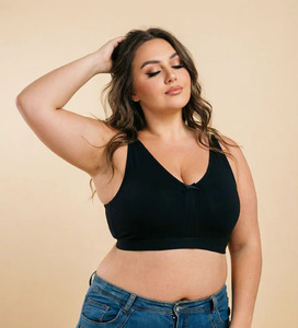 Sujetador de Copa Completa para Mujer Talla Grande, Sin Varillas, con Relleno Grueso, Alta Cobertura, para Busto Grande, Ropa Interior Diaria - Product Image 2