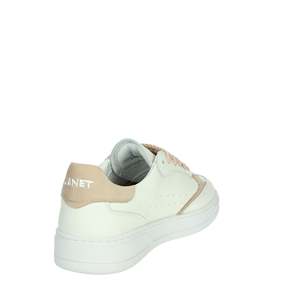 Sneakers Janet & Janet Donna J-090 Bianco Rosa Canvas, chaussures tendance - Product Image 3