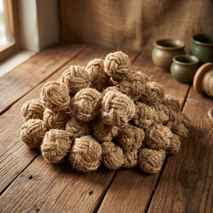 COCONUT HUSK BALL DOG CHEW TOY / 100% NATURAL COCONUT COIR FIBER / ECO-FRIENDLY From VIETNAM - Product Image 3