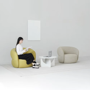 Canapé modulaire de luxe léger et contemporain pour salon et bureau à domicile - 11 places - Canapé de réception moderne et luxueux pour bureau - Product Image 3