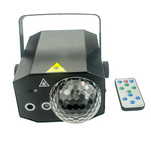 Luz de Discoteca con 16 Patrones RGB, Láser DJ LED, Bola Mágica de Cristal, DMX512, Activación por Sonido, Blanca, para Bodas y Fiestas - Product Image 3