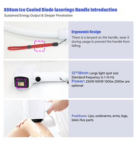 Toptan Fiyatlı Kolay Taşınabilir 808nm Depiladora Lasersings Portatil Epilasyon Makinesi 8 Dil Desteğiyle - Product Image 4