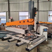 Robot Palletizing Otomatis untuk Kotak Karton/Tas/Papan Kayu Robot Gantry Motor PLC Daya 5kW Multi-Tegangan