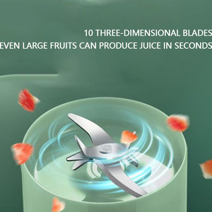 Xách tay USB nguồn điện máy ép trái cây & Máy xay sinh tố với rơm để làm smoothies & thực phẩm mini cho xe sử dụng công cụ nhà bếp - Product Image 2