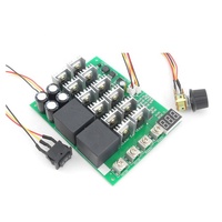 Contrôleur de vitesse de moteur, 10-55V 12V 24V 36V 48V 55V 100a, PWM HHO RC, interrupteur de commande inversée, avec affichage LED, livraison gratuite