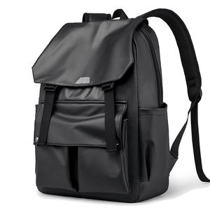 Sac à dos pour ordinateur portable en cuir de haute qualité MKW4354, sac à dos étudiant durable à plusieurs poches, sac à dos scolaire personnalisé de grande capacité pour hommes - Product Image 3