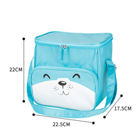 Sac isotherme léger et tendance à imprimé animal, 210D, avec fermeture éclair, poignée, grande capacité, imperméable, pour le stockage des aliments