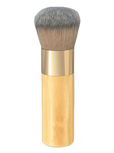 Pinceau à blush portable en bambou carbonisé brun unique, de qualité supérieure, à prix réduit, manche court, pinceau de maquillage professionnel pour le maquillage - Product Image 2