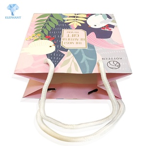 Sac en papier biodégradable personnalisé avec poignée, petit format - Product Image 5