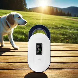 用于狗猫牛马ID标签的RFID热芯片传感器FDXB type-c连接器8厘米读取距离温度微芯片读取器