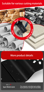 TOOLJOY 3 lames de scie oscillantes universelles à dégagement rapide pour la coupe du bois et du plastique, accessoires multi-outils - Product Image 3