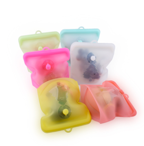 Grade Silicone Reusable Seal Food Storage Bags for Meat <b>Fruit</b> Veggies - Product Image 3