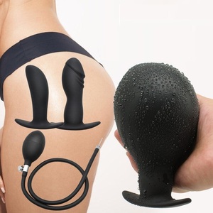 Jouet sexuel pour adultes, pompe, noir, gonflable, étanche, silicone liquide Yamamoto, stimulation anale, <span class=keywords><strong>gros</strong></span> <span class=keywords><strong>gode</strong></span> anal, plug anal pour homme et femme - Product Image 1