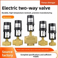 Vanne de régulation de pression d'eau électrique bidirectionnelle en laiton fileté, à raccordement par bride DN25-DN65 24V/220V