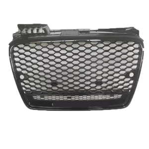 Grilles de pare-chocs avant en nid d'abeille pour <span class=keywords><strong>audi</strong></span> A4 B7 S4 Upgrade to <span class=keywords><strong>RS4</strong></span> With Quattro 2005 <span class=keywords><strong>2006</strong></span> 2007 2008 - Product Image 2