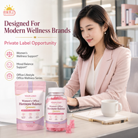 Gummies pour l'équilibre hormonal féminin OEM/ODM pour le soutien de la santé, sans sucre, supplément de vitamines pour femmes