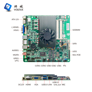 OEM ODM เมนบอร์ดแบบฝังตัว5145ม. A6 5345ม. 5357ม. 2 DDR3 SATA3.0เมนบอร์ด VGA HD LAN 2 COM POS Industrial Mini ITX - Product Image 3