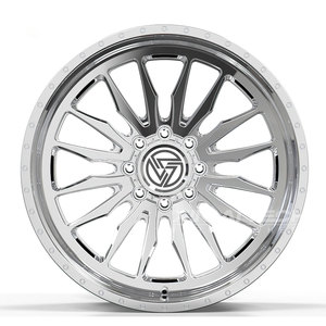 Roue forgée XL en 18 20 22 24 pouces 8x170 8x180 6x139.7 5x150 6x135 8x165.1 Roues polonaises pour GMC Sierra 1500 2500 3500 - Product Image 3