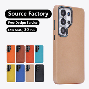 Funda de Cuero Genuino con Acabado de Cera de Aceite de Alta <span class=keywords><strong>Calidad</strong></span> Personalizada al <span class=keywords><strong>Mejor</strong></span> <span class=keywords><strong>Precio</strong></span> de Fábrica para <span class=keywords><strong>Samsung</strong></span> S26U - Product Image 1