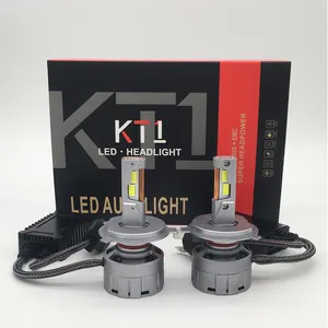 अच्छी गुणवत्ता KT1 एलईडी कार हेडलाइट प्रकाश H4 H7 H11 9005 9006 9012 D1 D2 D3 D4 80W 18000LM