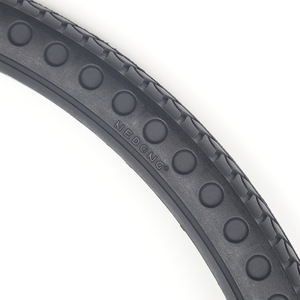 Neumático de Bicicleta Nedong 24x1-3/8 Pulgadas, Ligero, Plegable, Sin Aire, Amortiguador de Impactos, Cómodo para Vehículos Eléctricos y Bicicletas - Product Image 3