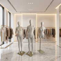 Maniquí de Mujer de Alta Gama, de Madera Maciza, con Brazos Articulados, para Exhibición de Ropa