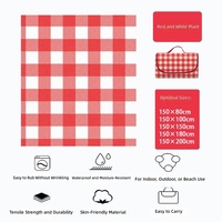 Grande tapis de pique-nique d'extérieur portable, imperméable, résistant à l'humidité, pour la plage et le camping, en Oxford 600D, 4 saisons, facile à transporter, léger