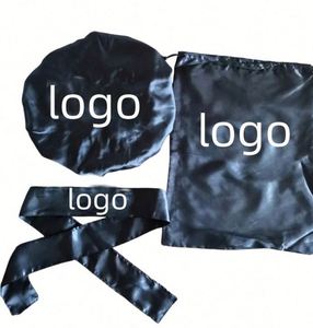 Juego de Tres Gorros de Satén para Dormir, para Mujeres y Niñas, Protegen el Cabello, Garantizan un Sueño Reparador, Regalo Promocional - Product Image 1