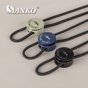 Sanko समायोज्य टॉगल कॉर्ड स्टॉपर धातु लोचदार फिक्स्ड ड्रॉस्ट्रिंग लॉक बकल थोक - Product Image 1
