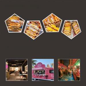 Machine à sandwichs et paninis professionnelle 2-en-1 pour la maison, presse-grill, grille-pain, gaufrier, machine à petit-déjeuner et snacks - Product Image 3