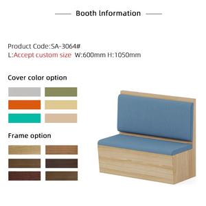 Mobilier de Projet Commercial pour Restaurant Café Bar en Cuir Magasin de Hamburgers Club KTV Banquette de Restaurant Modulable - Product Image 2