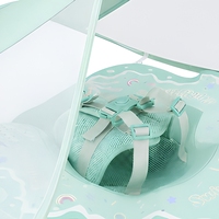 Flotteur de bain pour bébé non gonflable avec auvent amovible et siège réglable K7903Pro