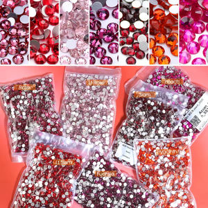 144000pcs Grosir Rhinestone Berkilau Multi-Warna, Kristal Rhinestone Flatback Non-Hotfix untuk Dekorasi Seni DIY Pakaian - Product Image 1