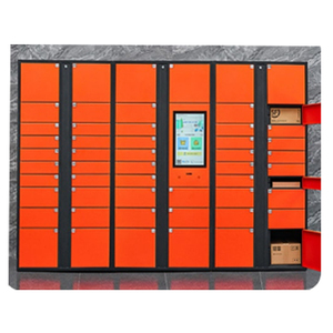 Kim loại ngoài trời thông minh bưu kiện giao hàng Tủ 24/7 bưu kiện <span class=keywords><strong>Locker</strong></span> - Product Image 2