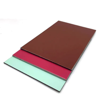 Panneaux composites en aluminium Alucobond revêtus de PVDF de 6 mm pour façade extérieure, classe A2