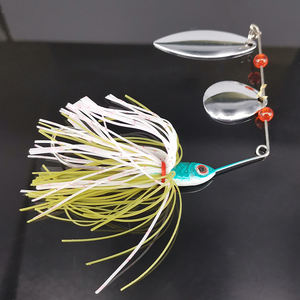 Histar OEM เหยื่อสปินเนอร์แบบมีเคราสำหรับผู้ชาย, เหยื่อตกปลาน้ำจืดตะขอหัวโลหะสำหรับตกปลา - Product Image 3