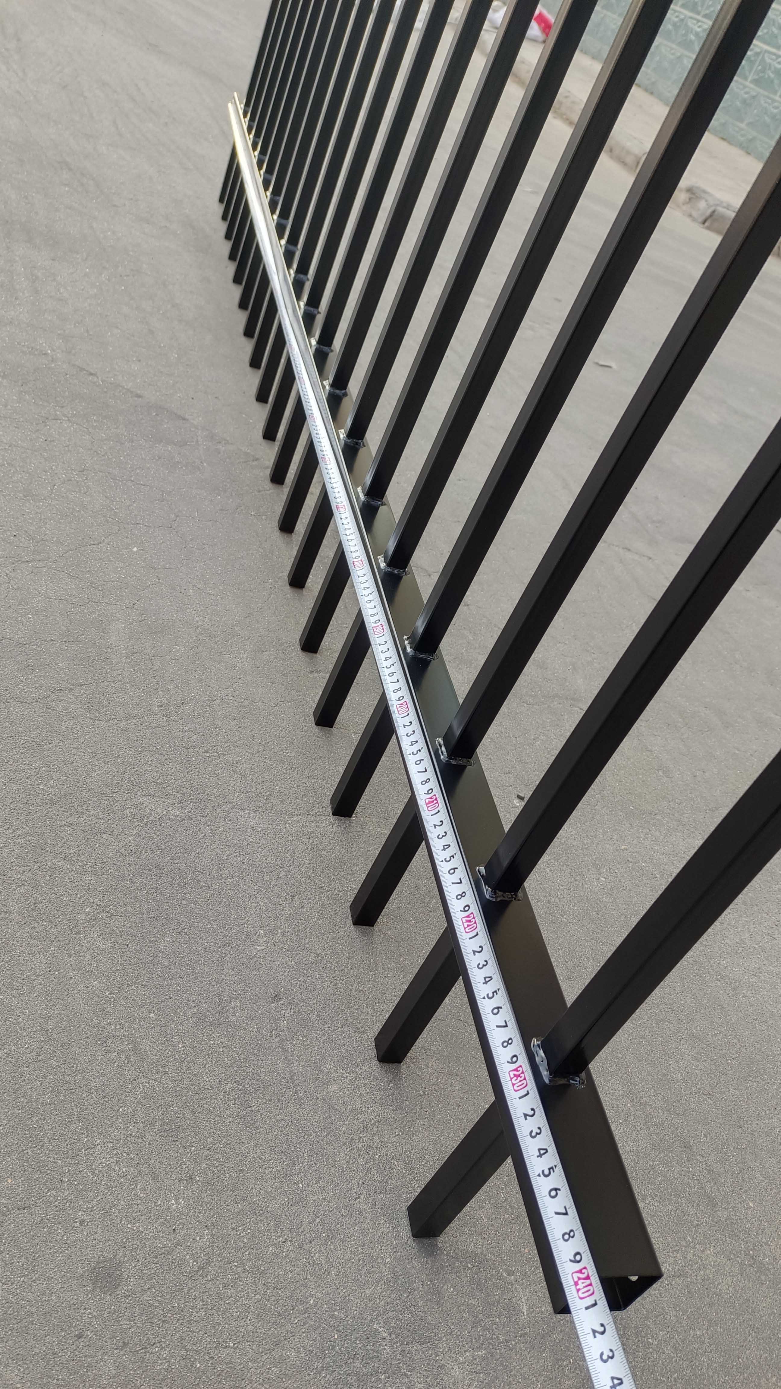 latest company news about Powder Coated Metal Tubular Picket Iron Fence  4