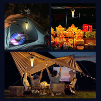 Rechargeable Anti-Moustique Ventilateur Lumière Portable Camping Lanterne Suspendue Mouche Insecte Répulsif Bureau Top Mouches Spinner Lampe De Table