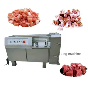 400 kg/h carne cortador carne dicer máquina congelada carne de porco cubos presunto cortador de queijo cabra carne cubo corte máquina preço